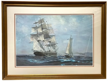 RICHARD SCHMIDT MARITIME PRINT 47"