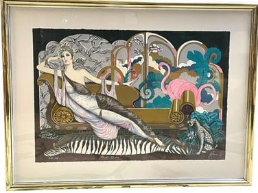 MARY VICKERS WISH YOU WERE HERE AP PRINT 47"
