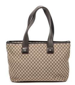CELINE ZIP TOTE MACADAM CANVAS