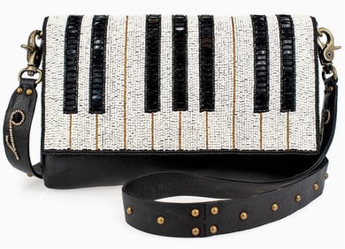 NEW MARY FRANCES KEYNOTE CROSSBODY HANDBAG