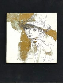 SALVADOR CABRERA PORTRAIT PAINTING 10"