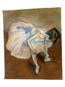 AFTER EDGAR DEGAS BALLERINA STUDY 23"