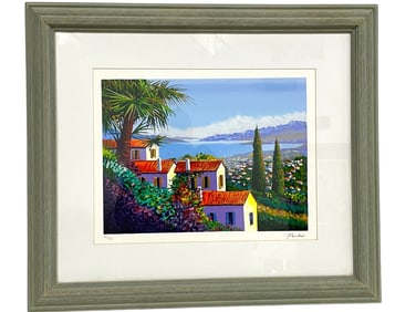 ALEX PAUKER SIGNED LANDSCAPE SERIGRAPH 26.5"
