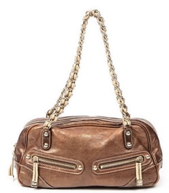 GUCCI SMALL CAPRI BOWLER GRAINED CALFSKIN LEATHER