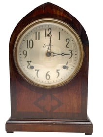 ANTIQUE SESSIONS NO. 9202 GOTHIC MANTEL CLOCK