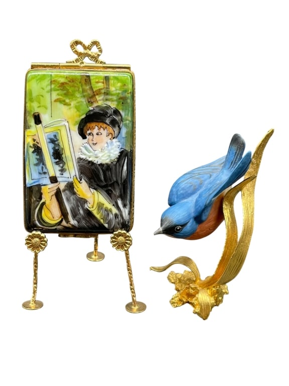 VINTAGE LIMOGES & BOEHM COMBO LOT (1 of 9)