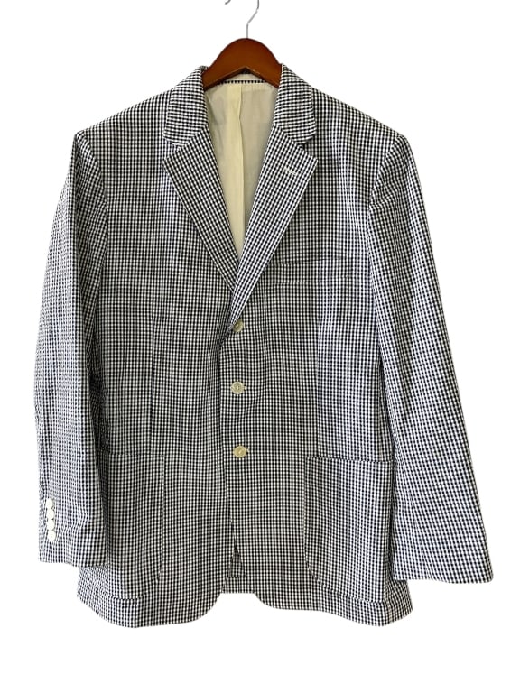 BOGGI MILANO MEN’S GINGHAM CHECK SPORT COAT (1 of 4)