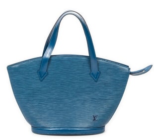 LOUIS VUITTON ST-JACQUES PM EPI BLUE HANDBAG