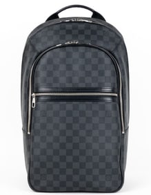 LOUIS VUITTON MICHAEL BLACK/GRAY BACKPACK