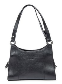 LOEWE VINTAGE TEXTURED LEATHER ZIP HOBO