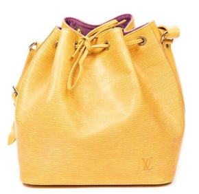 LOUIS VUITTON NOE PM EPI LEATHER HANDBAG