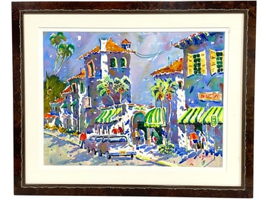 ORIGINAL WATERCOLOR PAINTING SIGNED NEGLEY 31"