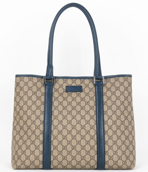 GUCCI LARGE BEIGE COATED CANVAS OPEN TOTE (1 of 12)