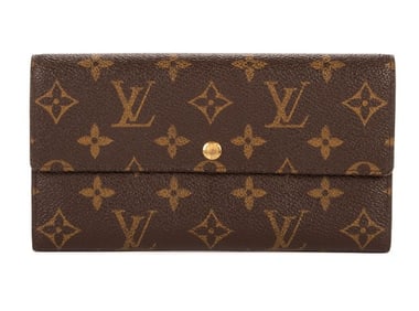 LOUIS VUITTON PORTE-MONNAIE CREDIT MONOGRAM WALLET