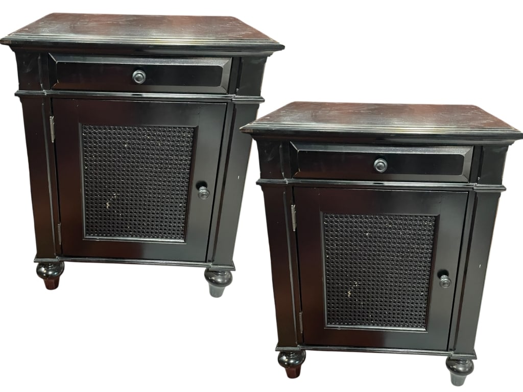 PAIR OF RESTORATION HARDWARE NIGHT STANDS (1 of 6)