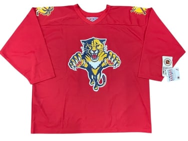 FLORIDA PANTHERS VANBIESBROUCJ CCM XL MENS JERSEY