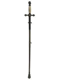 MASONIC KNIGHTS TEMPLAR CEREMONIAL SWORD 37.5"