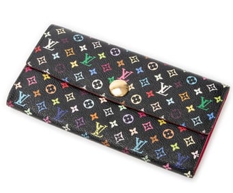 LOUIS VUITTON SARAH 10 MULTICOLORE WALLET