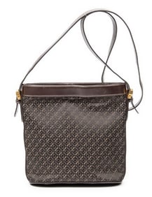 LOEWE VINTAGE ANAGRAM CANVAS ZIP CROSSBODY