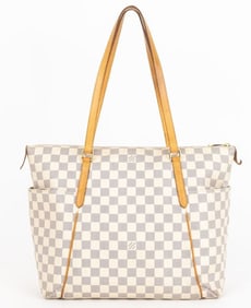 LOUIS VUITTON TOTALLY MM IVORY DAMIER AZUR