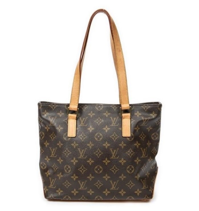 LOUIS VUITTON CABAS PIANO SHOULDER BAG BROWN (1 of 9)