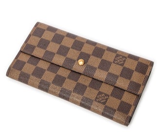 LOUIS VUITTON INTERNATIONAL WALLET DAMIER EBENE
