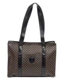 CELINE VINTAGE FRONT POCKET TOTE MACADAM