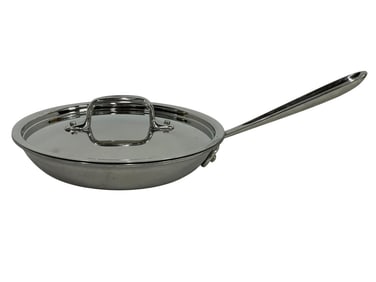 ALL-CLAD STAINLESS 3 PLY SAUTE PAN WITH LID 4QT