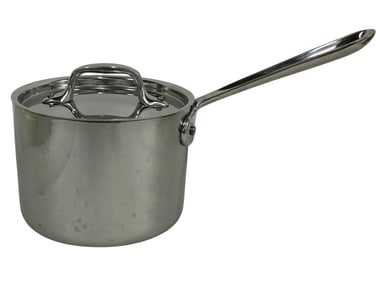 ALL-CLAD STAINLESS STEEL SAUCEPAN WITH LID 2 QT