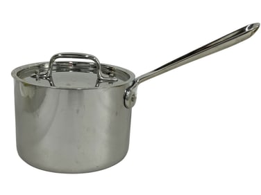 ALL-CLAD STAINLESS STEEL SAUCEPAN WITH LID 2 QT