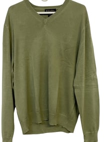 BROOKS BROTHERS MEN’S LUXURY V-NECK SWEATER L