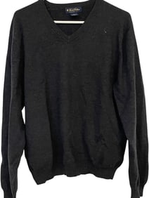 BROOKS BROTHERS V NECK MEN'S SWEATER L