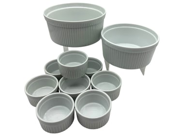 10 PORCELAIN RAMEKINS HAROLD IMPORT CO.