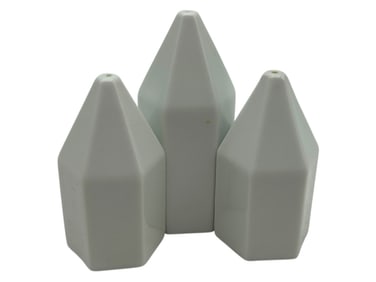 3 ROSENTHAL POLYGON SALT AND PEPPER SHAKER