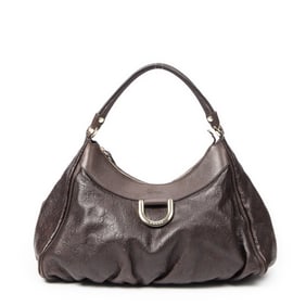 GUCCI D-RING HOBO GUCCISSIMA CALFSKIN LEATHER BAG