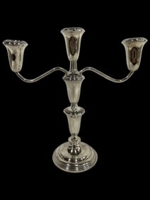 EMPIRE STERLING WEIGHTED CANDLEABRA 477 G