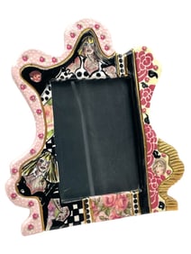 LANEY OXMAN WHIMSICAL CERAMIC PICTURE FRAME