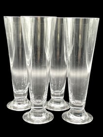 4 WATERFORD MARQUIS PILSNER GLASSES