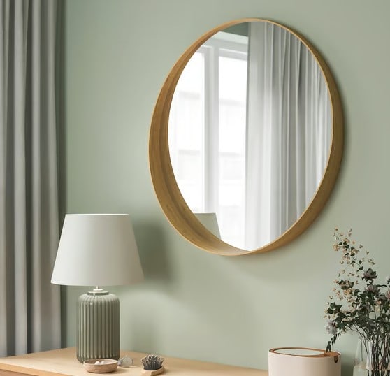 STOCKHOLM OAK VENEER MIRROR BY IKEA 31.5" (1 of 2)