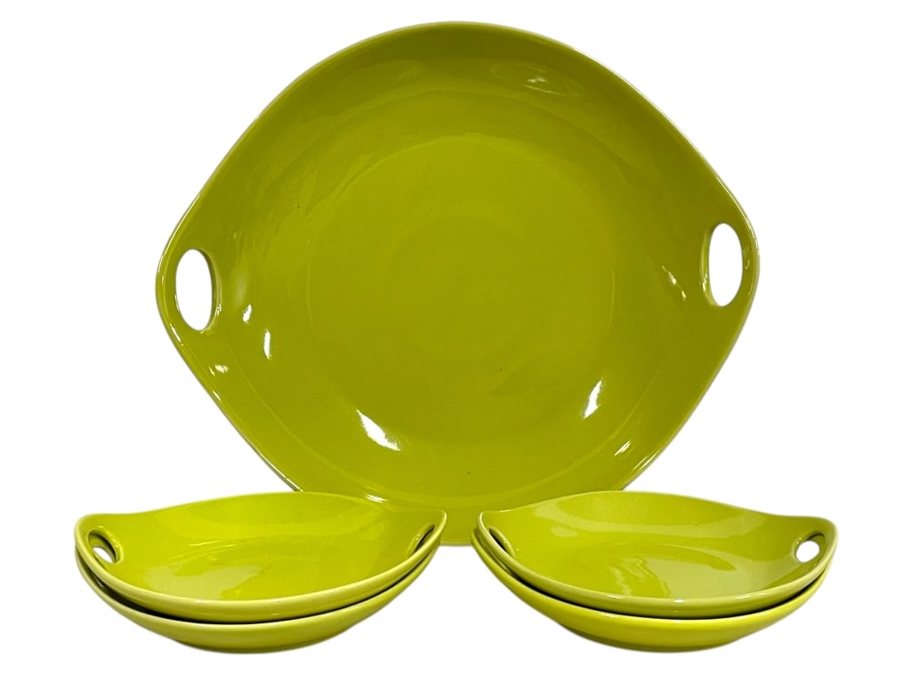 CRATE & BARREL KAI CITRUS SHALLOW BOWLS (1 of 9)