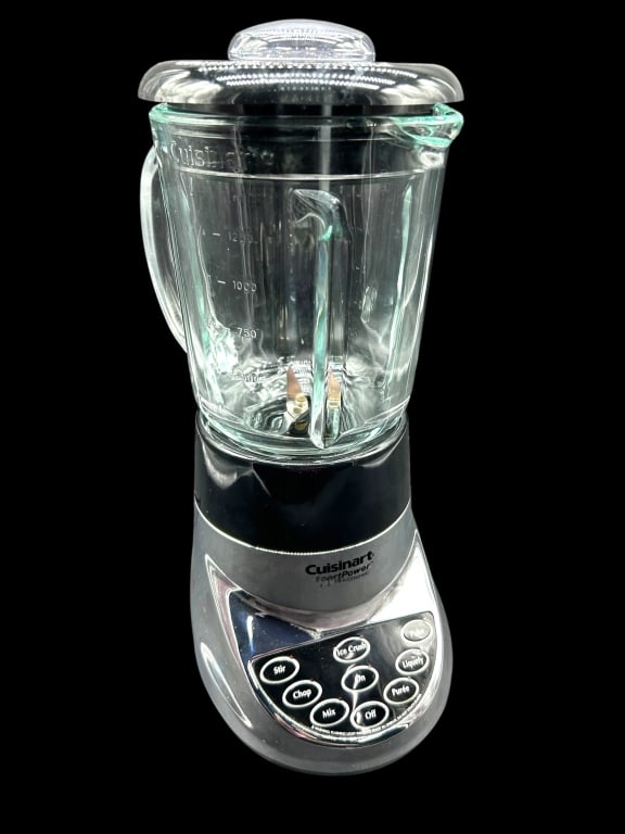 CUISINEART SMART POWER 7-SPEED BLENDER: CUISINEART SMART POWER 7-SPEED BLENDER_x005F -VERY GOOD PRE-OWNED CONDITION_x005F -APPROX.15"_x005F -CUISINART SMART POWER 7-SPEED ELECTRONIC BLENDER WITH 40-OUNCE CAPACITY, HEAVY-DUTY GLASS JAR, 500-