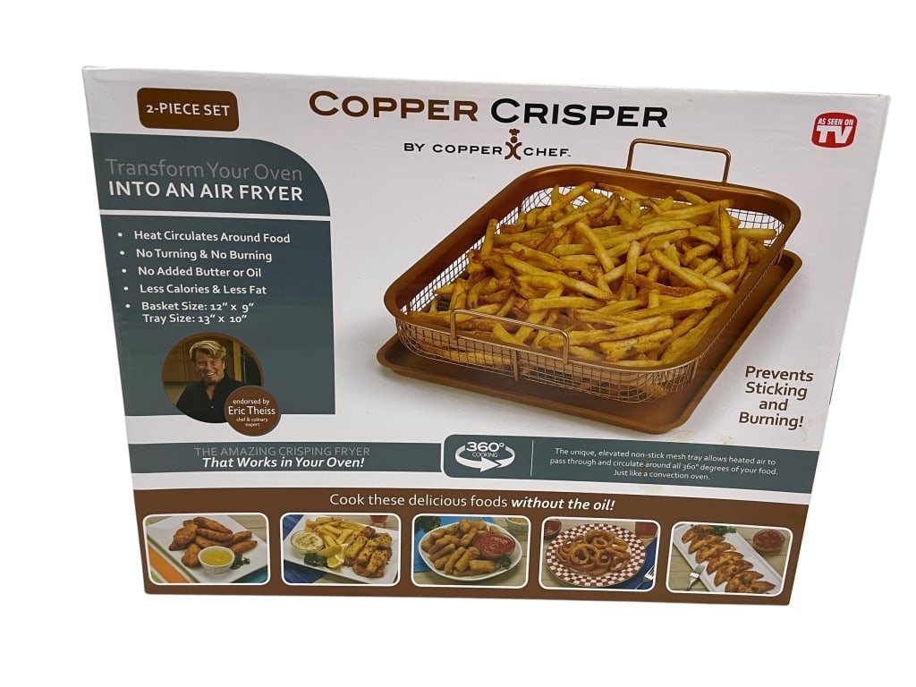 COPPER CHEF COPPER CRISPER SET (1 of 2)