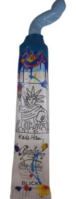 RAY GROSS HARING STYLE PAINT TUBE SCULPTURE 42"