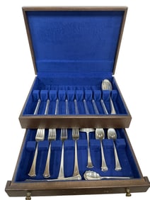 38 PC GORHAM STERLING SET NEWPORT SCROLL 1953G