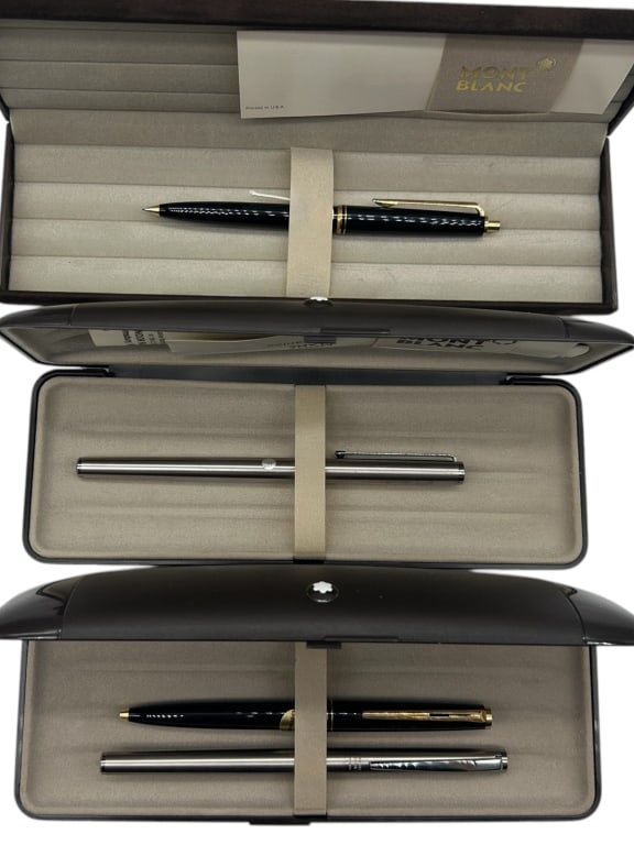 MONTBLANC PENS THREE PIECE SET (1 of 6)