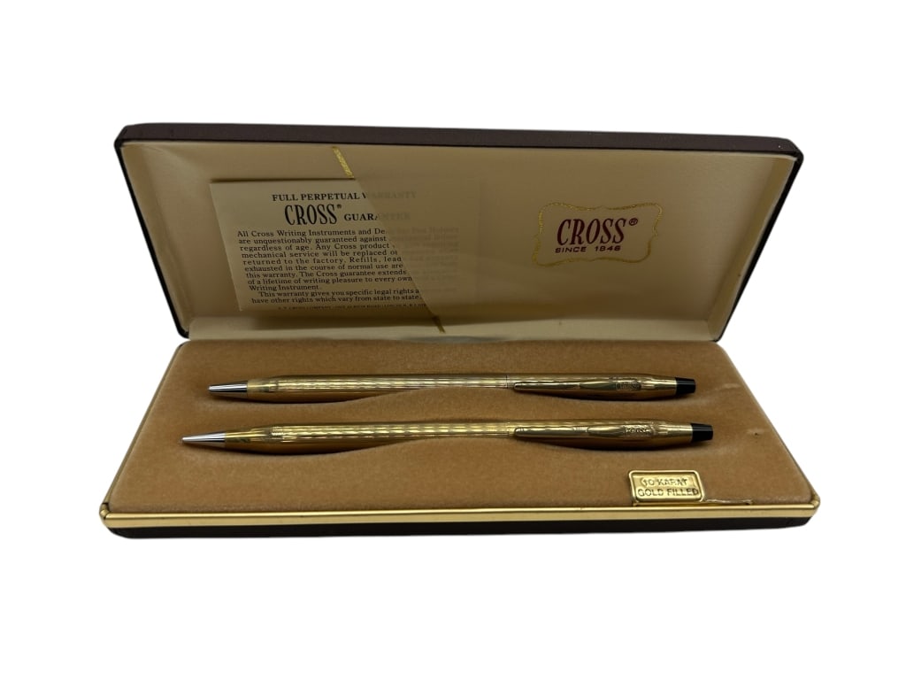 CROSS CLASSIC 10KT GOLD FILLED BALLPOINT PEN (1 of 5)