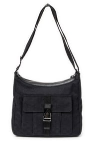 GUCCI FRONT BUCKLE MESSENGER SHOULDER BAG