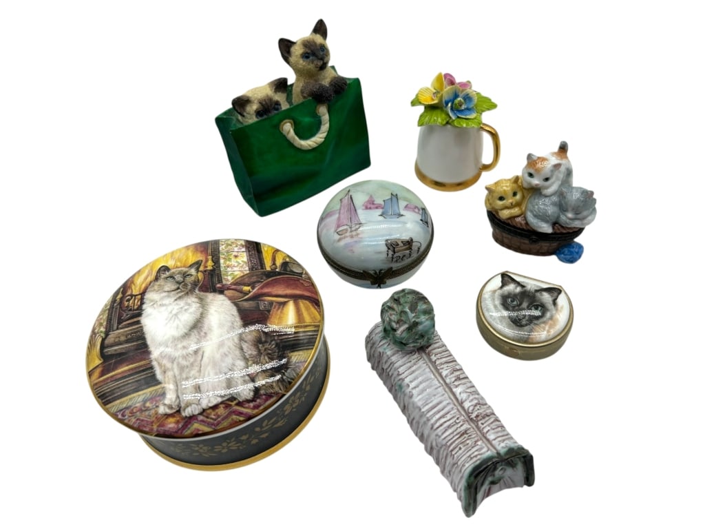 COLLECTION OF CAT TRINKETS AND BAUBLES (1 of 20)