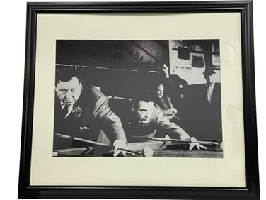 PAUL NEWMAN & JACKIE GLEASON THE HUSTLER PRINT 44"