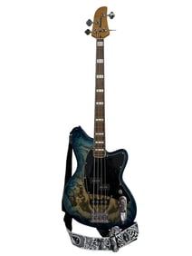 IBANEZ TALMAN BASS GUITAR - COSMIC BLUE STARBURST